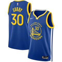 Nike - Stephen Curry Golden State Warriors Unisex Swingman Jersey - Icon Editi- Royal