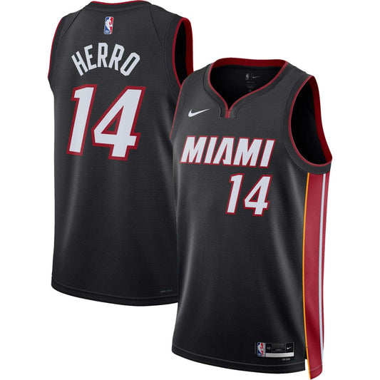 Tyler Herro Miami Heat Unisex Swingman Jersey - Icon Edition - Black | NBA Jerseys