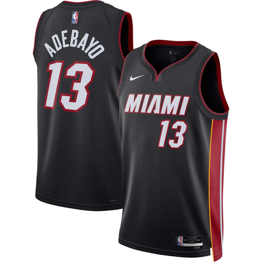 Bam Adebayo Miami Heat Unisex Swingman Jersey - Icon Edition - Black | NBA Jerseys