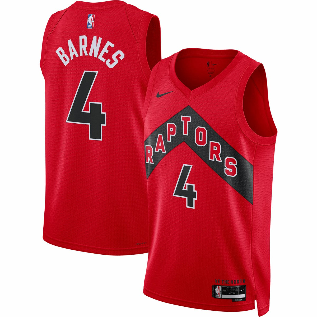 Scottie Barnes Toronto Raptors Unisex Swingman Jersey - Icon Edition - Red | NBA Jerseys