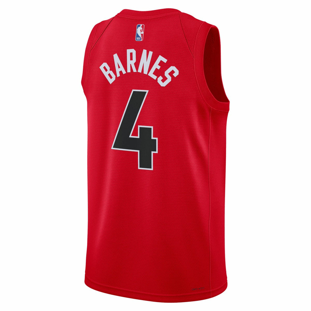 Nike - Scottie Barnes Toronto Raptors Unisex Swingman Jersey - Icon Edition - Red