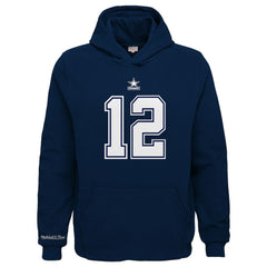 Dallas Cowboys Youth Retired Player Name & Number Pullover Hoodie Navy - Mitchell & Ness
