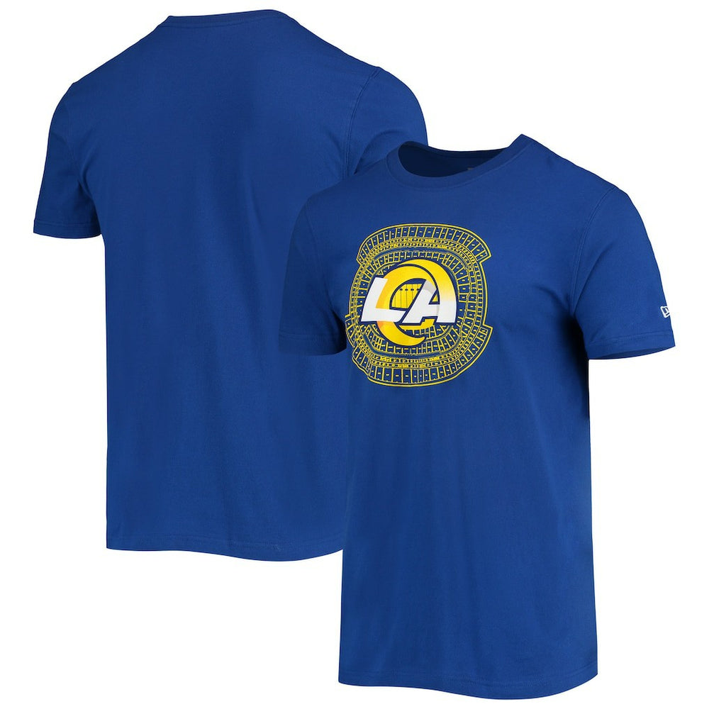 Los Angeles Rams New Era Stadium T-Shirt Royal - NFL