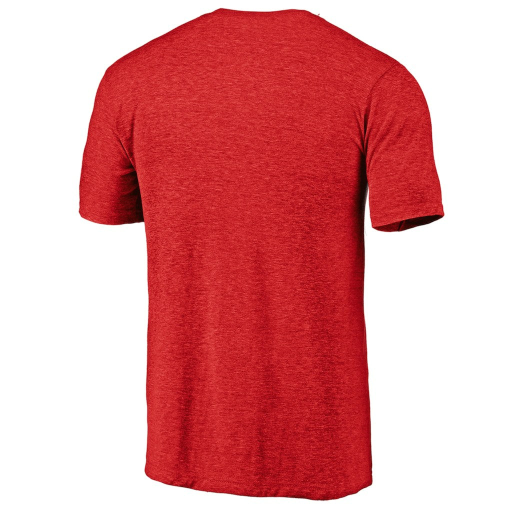 New England Patriots Hometown Collection The Shield Tri-Blend T-Shirt Red - NFL