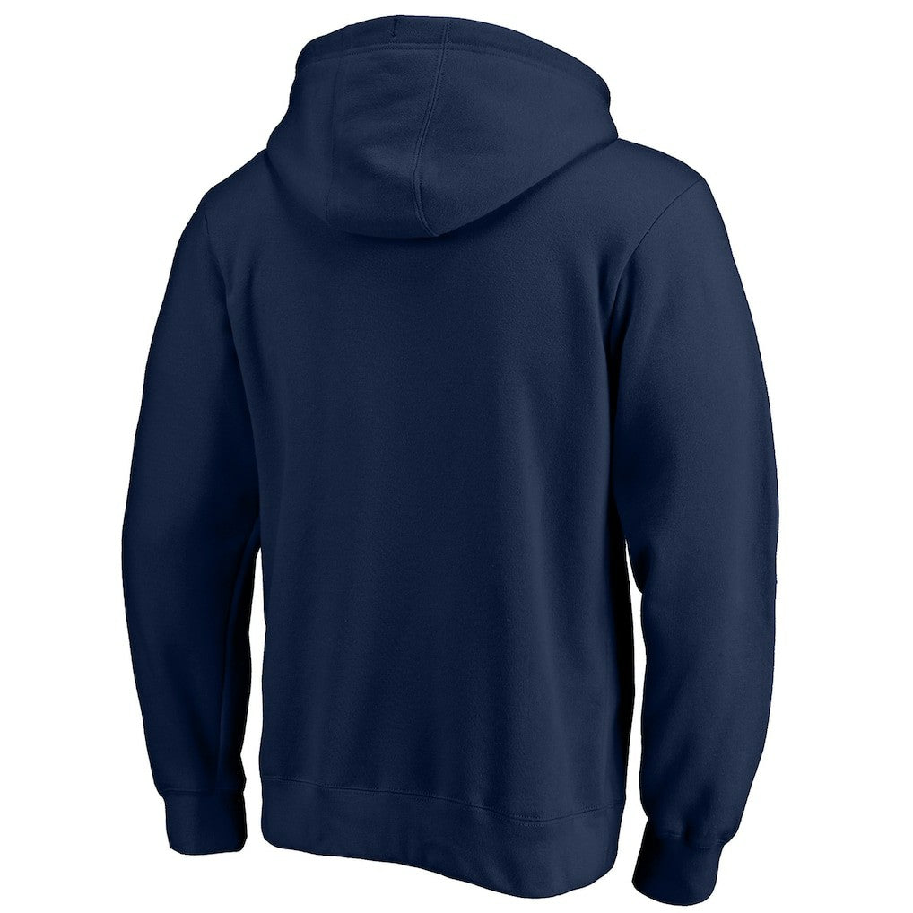 New England Patriots Victory Arch Team Fitted Pullover Hoodie Navy - NFL