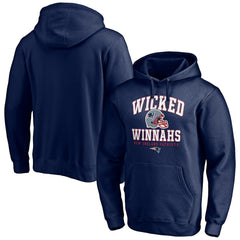 New England Patriots Hometown Collection Wicked Winnahs Pullover Hoodie Navy - NFL