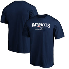 New England Patriots Team Lockup T-Shirt Navy - NFL