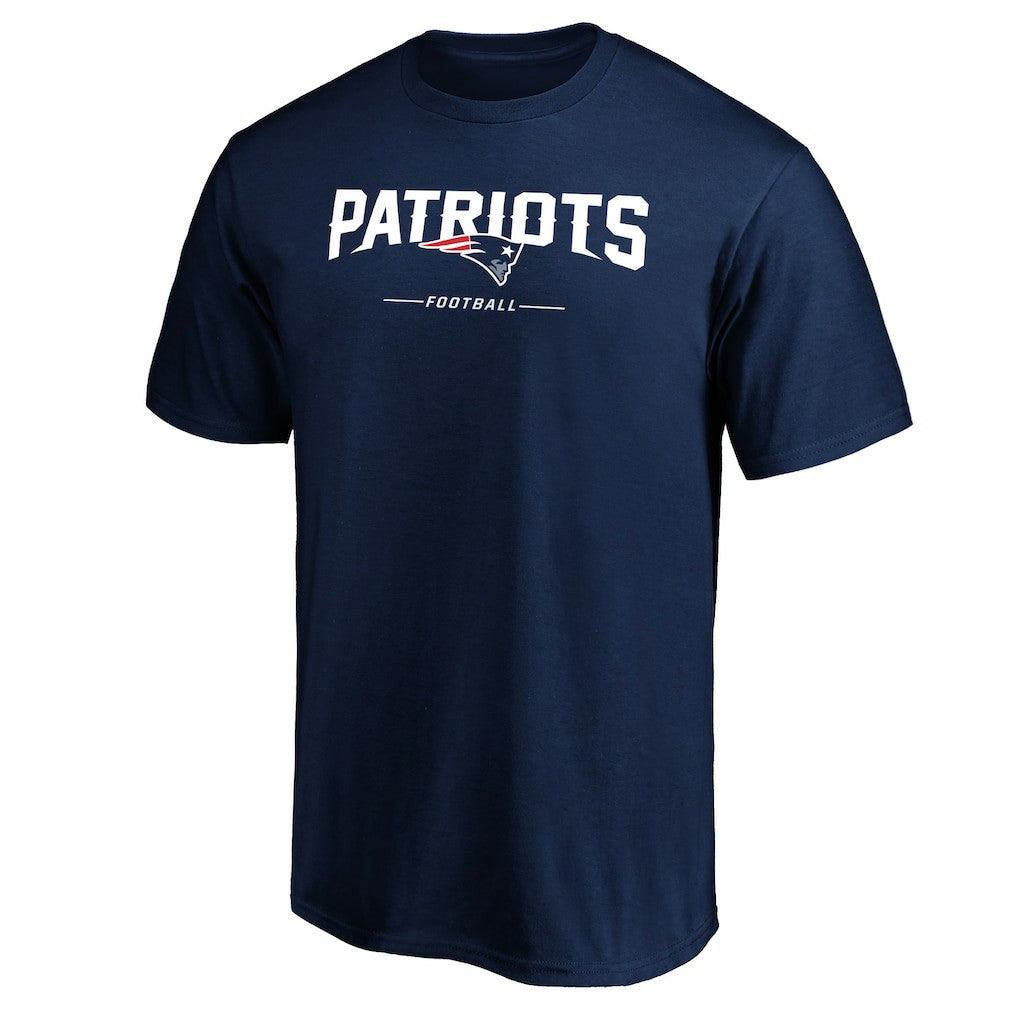 New England Patriots Team Lockup T-Shirt Navy - NFL