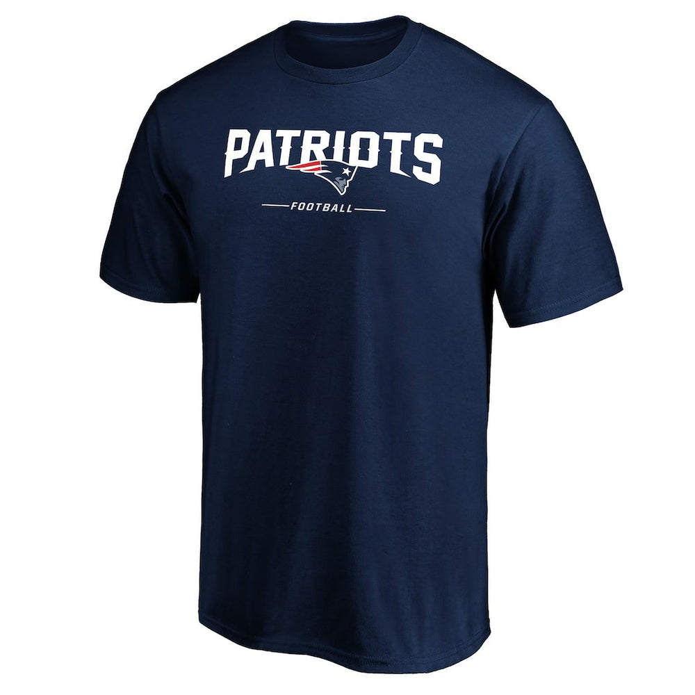 New England Patriots Team Lockup T-Shirt Navy - NFL