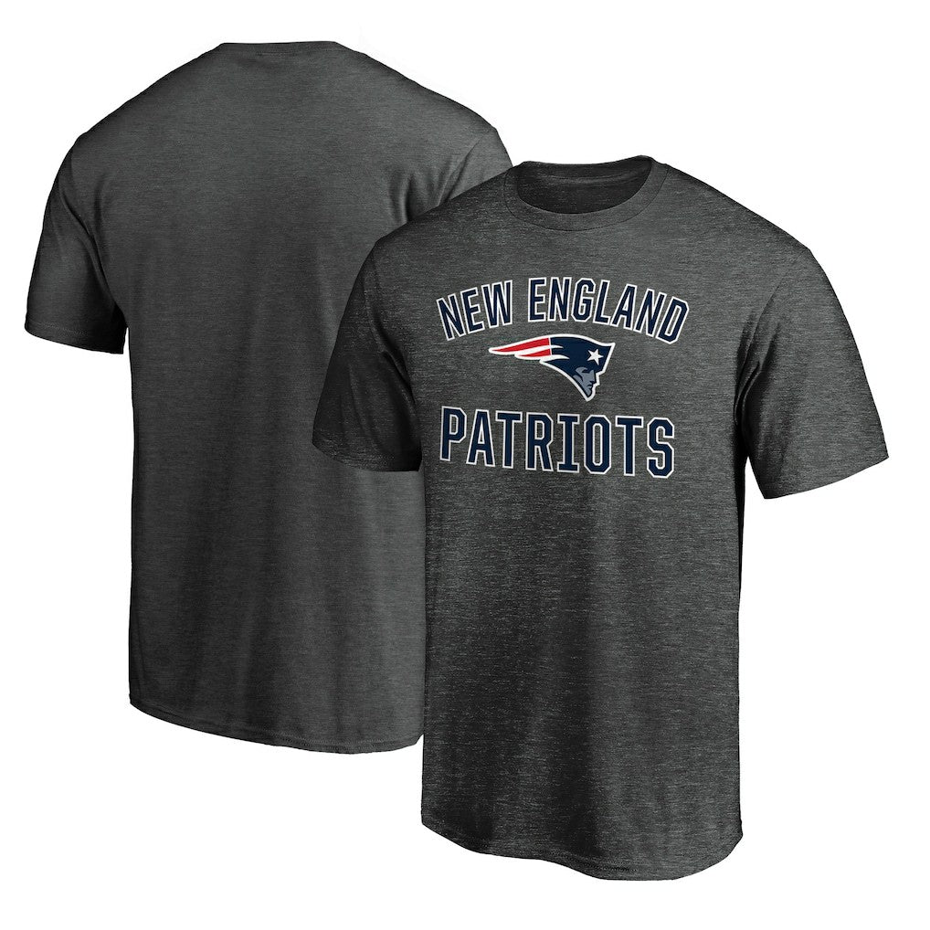 New England Patriots Victory Arch T-Shirt Heather Charcoal - Fanatics