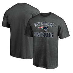 New England Patriots Victory Arch T-Shirt Heather Charcoal - Fanatics