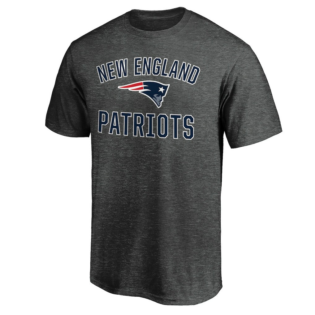 New England Patriots Victory Arch T-Shirt Heather Charcoal - Fanatics