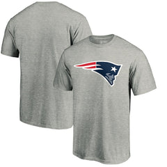 New England Patriots Primary Logo T-Shirt Heather Gray - Fanatics