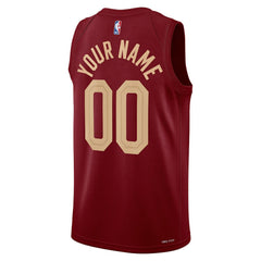 Nike - Cleveland Cavaliers Unisex Swingman Custom Jersey Burgundy - Icon Edition