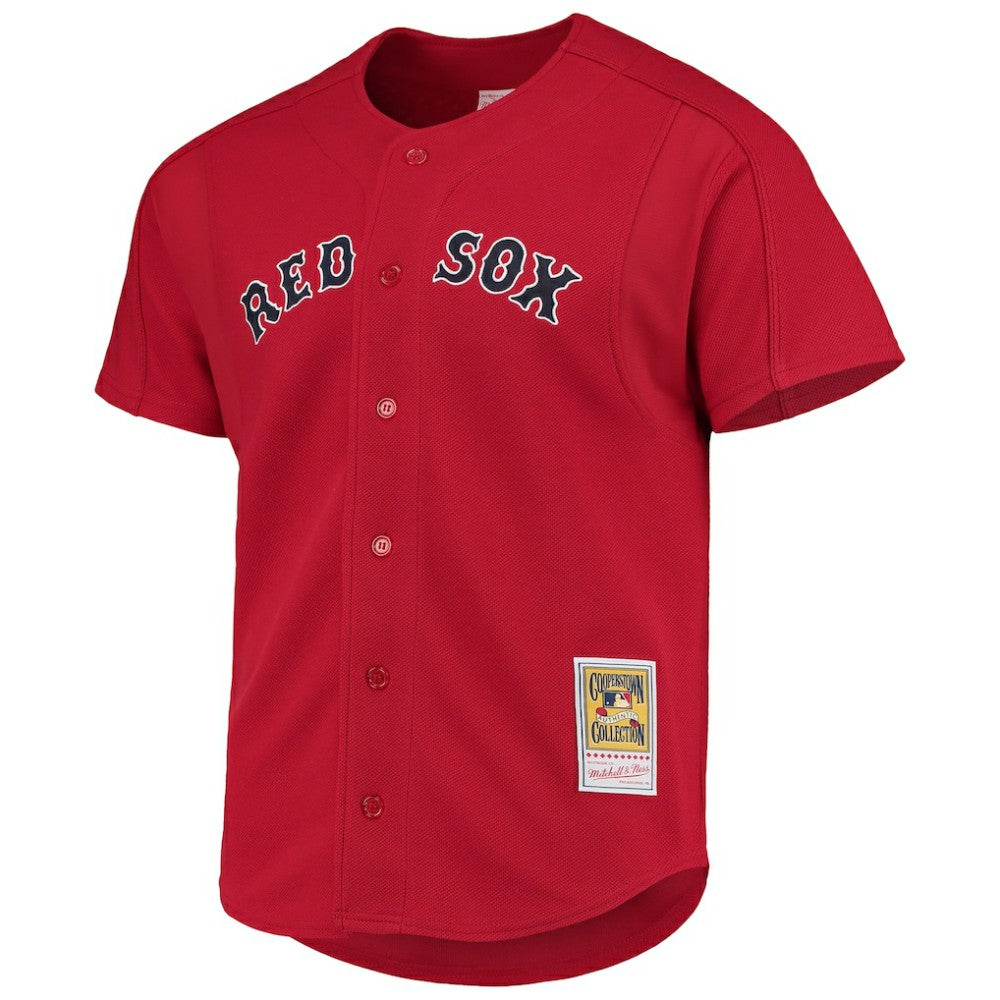 David Ortiz Boston Red Sox Mitchell & Ness Cooperstown Collection Mesh Batting Practice Button-Up Jersey Near Me