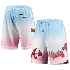 Atlanta Braves Pro Standard Team Logo Pro Ombre Shorts On Sale