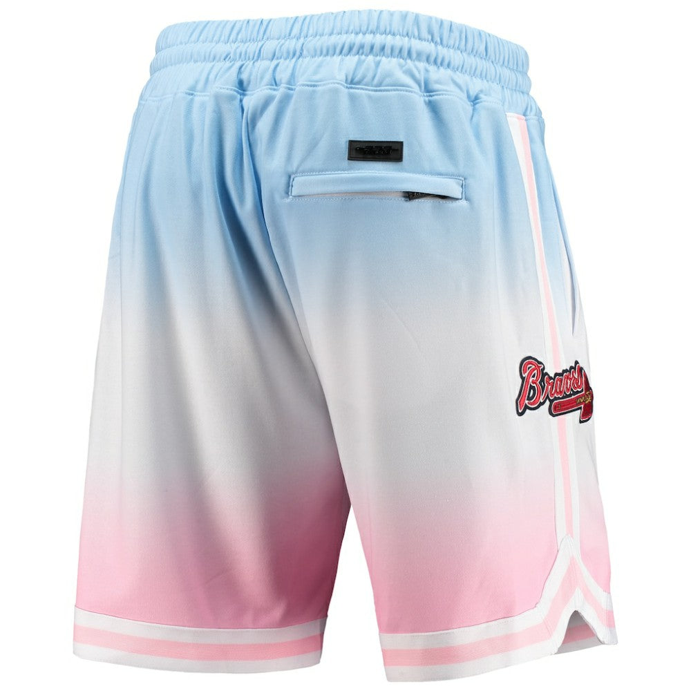 Atlanta Braves Pro Standard Team Logo Pro Ombre Shorts On Sale