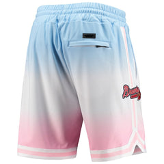 Atlanta Braves Pro Standard Team Logo Pro Ombre Shorts On Sale