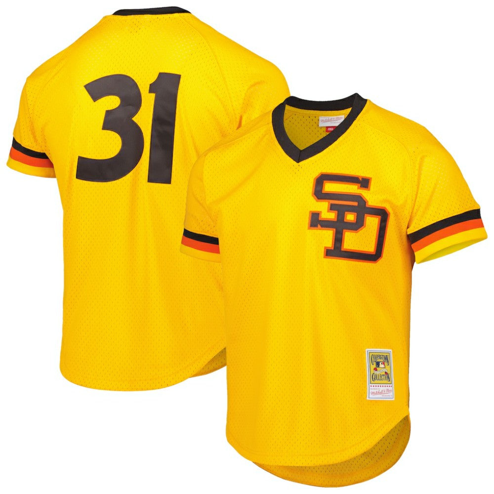 Dave Winfield San Diego Padres Mitchell & Ness Authentic Batting Practice Jersey Lifestyle