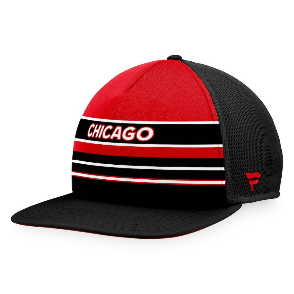 Chicago Blackhawks Fanatics Special Edition 2.0 Trucker Snapback Adjustable Hat Red/Black