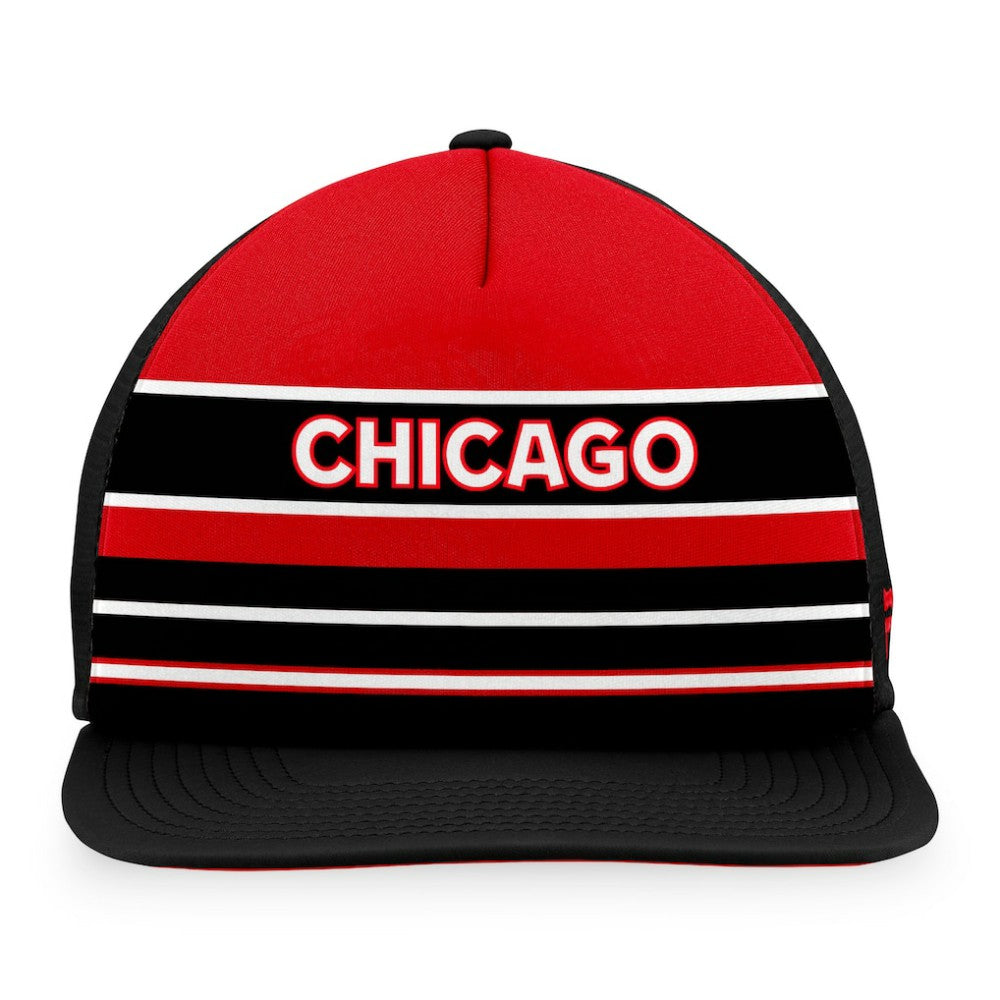 Chicago Blackhawks Fanatics Special Edition 2.0 Trucker Snapback Adjustable Hat Red/Black