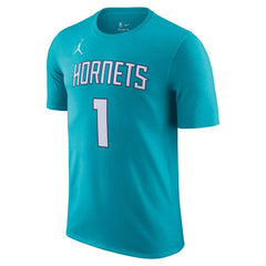 Nike - LaMelo Ball Charlotte Hornets Icon 2022/23 Name & Number T-Shirt - Teal