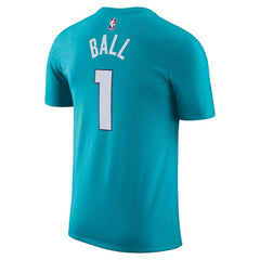 Nike - LaMelo Ball Charlotte Hornets Icon 2022/23 Name & Number T-Shirt - Teal