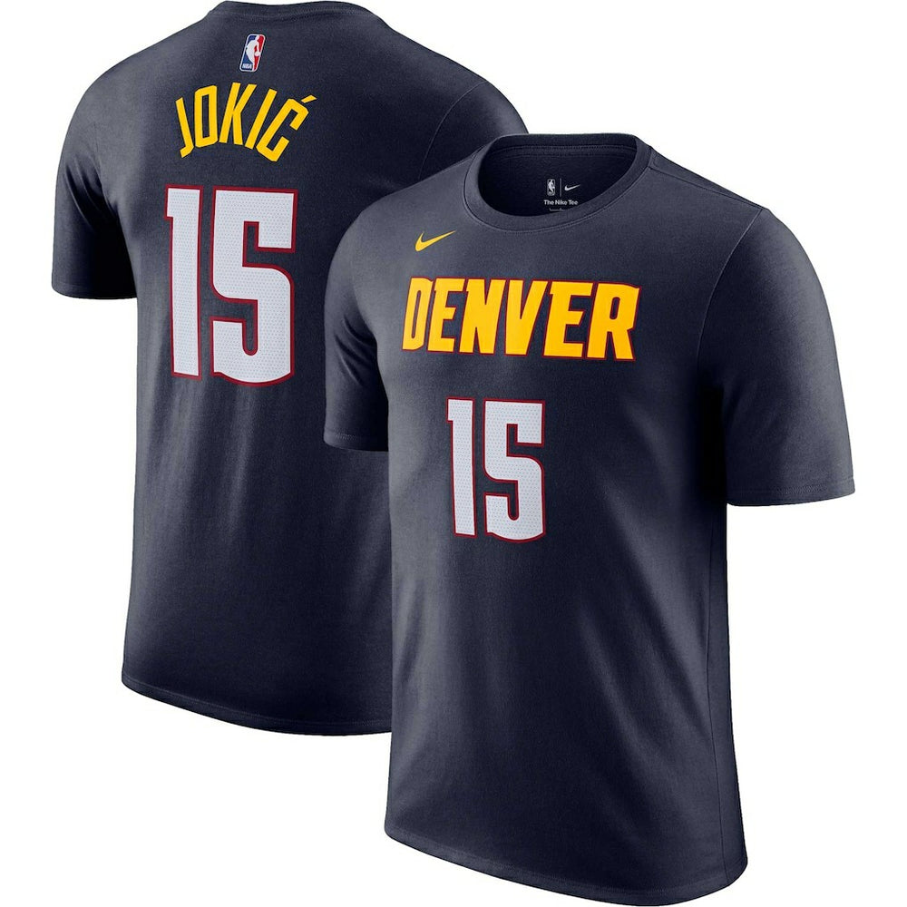 Nike - Nikola Jokic Denver Nuggets Icon 2022/23 Name & Number T-Shirt - Navy