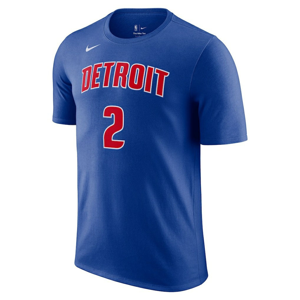 Nike - Cade Cunningham Detroit Pistons Icon 2022/23 Name & Number T-Shirt - Blue
