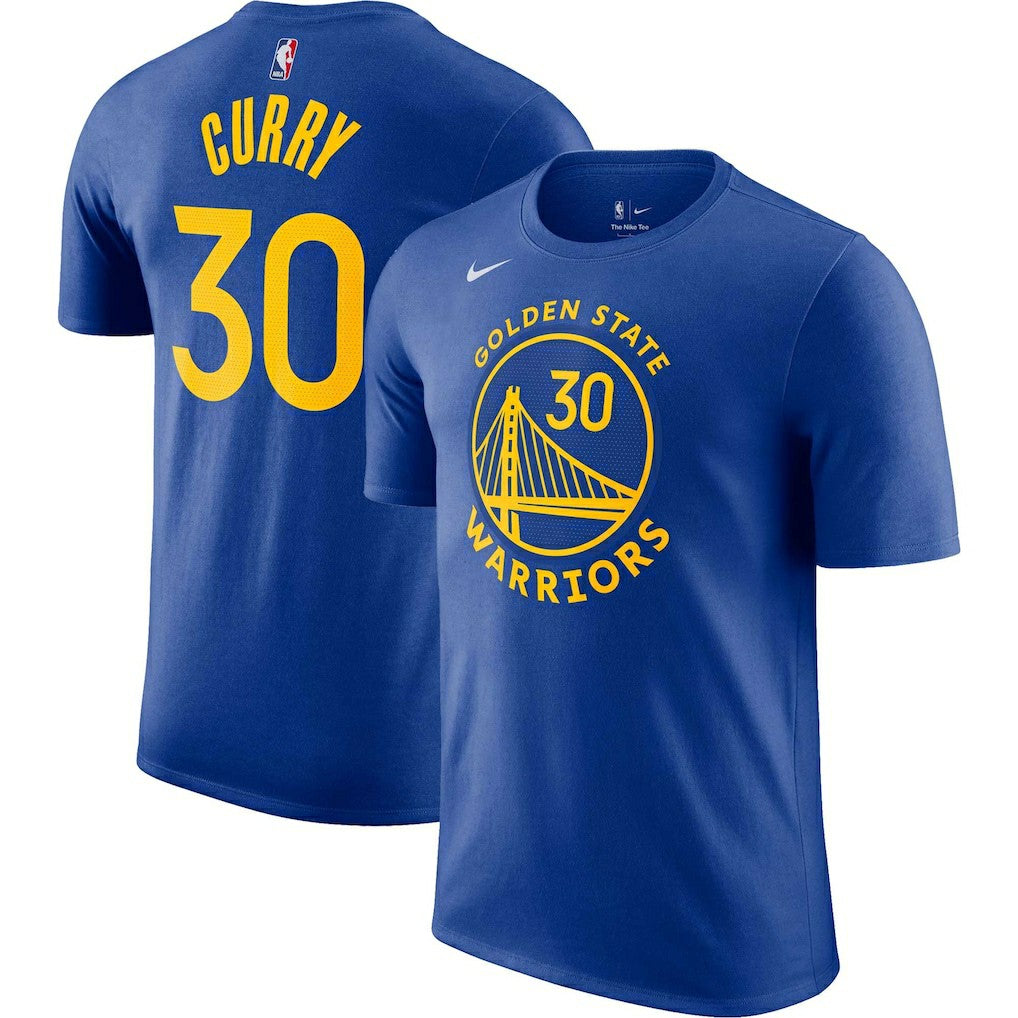 Nike - Stephen Curry Golden State Warriors Icon 2022/23 Name & Number T-Shirt - Royal
