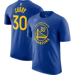 Nike - Stephen Curry Golden State Warriors Icon 2022/23 Name & Number T-Shirt - Royal