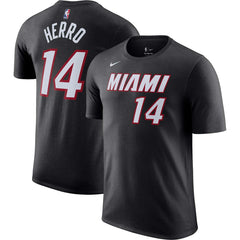 Nike - Tyler Herro Miami Heat Icon 2022/23 Name & Number T-Shirt - Black