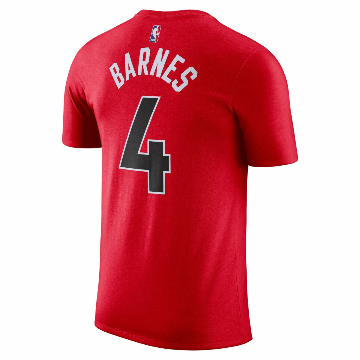 Nike - Scottie Barnes Toronto Raptors Icon 2022/23 Name & Number T-Shirt - Red