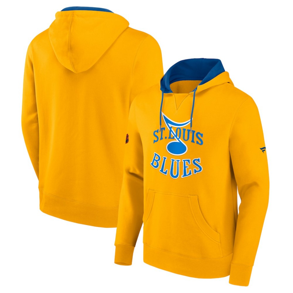 St. Louis Blues - Fanatics Special Edition 2.0 Team Logo Pullover Hoodie Gold