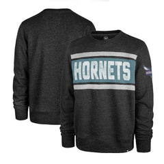 47 brand - Charlotte Hornets '47 Tribeca Emerson Pullover Sweatshirt - Heather Black