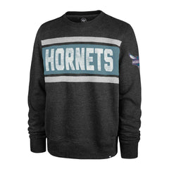 47 brand - Charlotte Hornets '47 Tribeca Emerson Pullover Sweatshirt - Heather Black