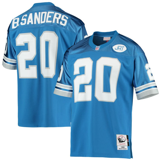 Barry Sanders Detroit Lions 1991 Authentic Throwback Retired Player Jersey - Blue online | NFL Jerseys