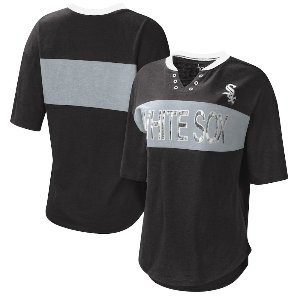 Chicago White Sox Touch Women's Lead Off Notch Neck T-Shirt Lifestyle