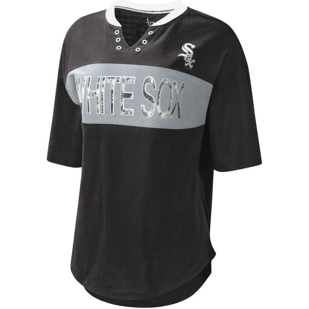 Chicago White Sox Touch Women's Lead Off Notch Neck T-Shirt Lifestyle