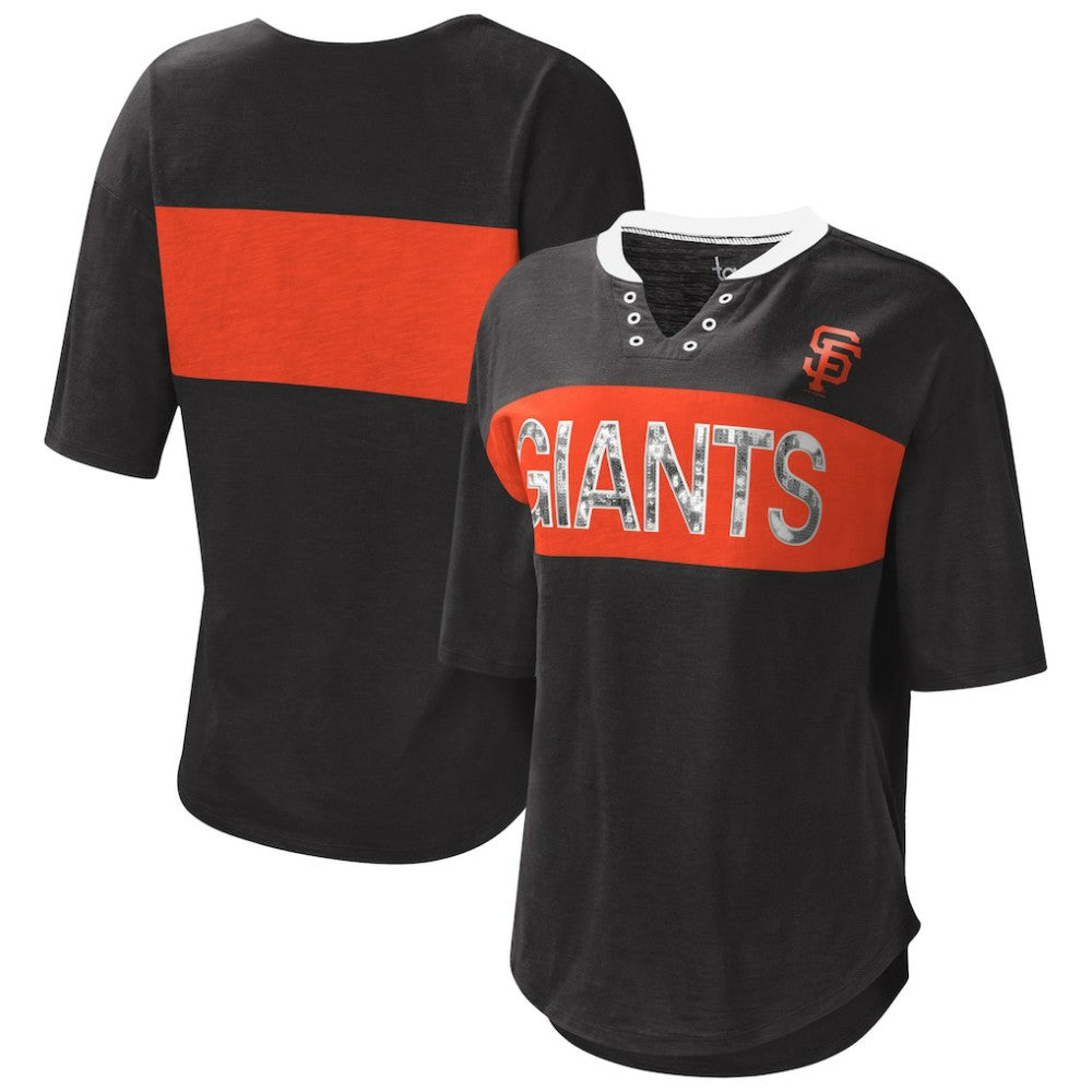 San Francisco Giants Touch Women's Lead Off Notch Neck T-Shirt for sale
