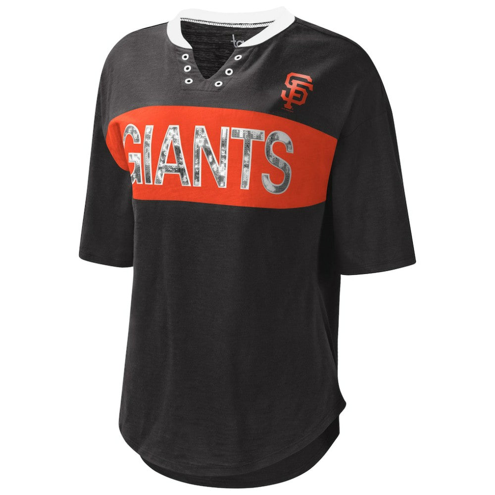 San Francisco Giants Touch Women's Lead Off Notch Neck T-Shirt for sale
