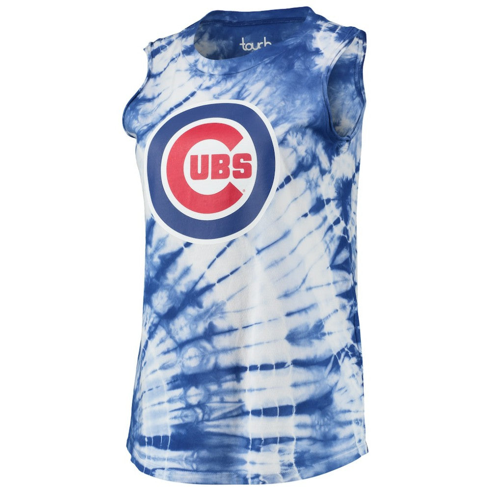 Chicago Cubs Touch Women's Money Ball Tie-Dye Tank Top Sale