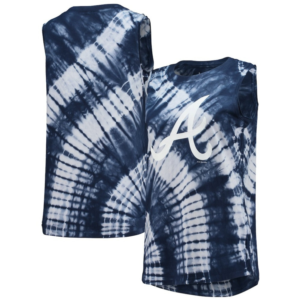 Atlanta Braves Touch Women's Money Ball Tie-Dye Tank Top for sale