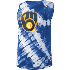 Milwaukee Brewers Touch Women's Money Ball Tie-Dye Tank Top Online