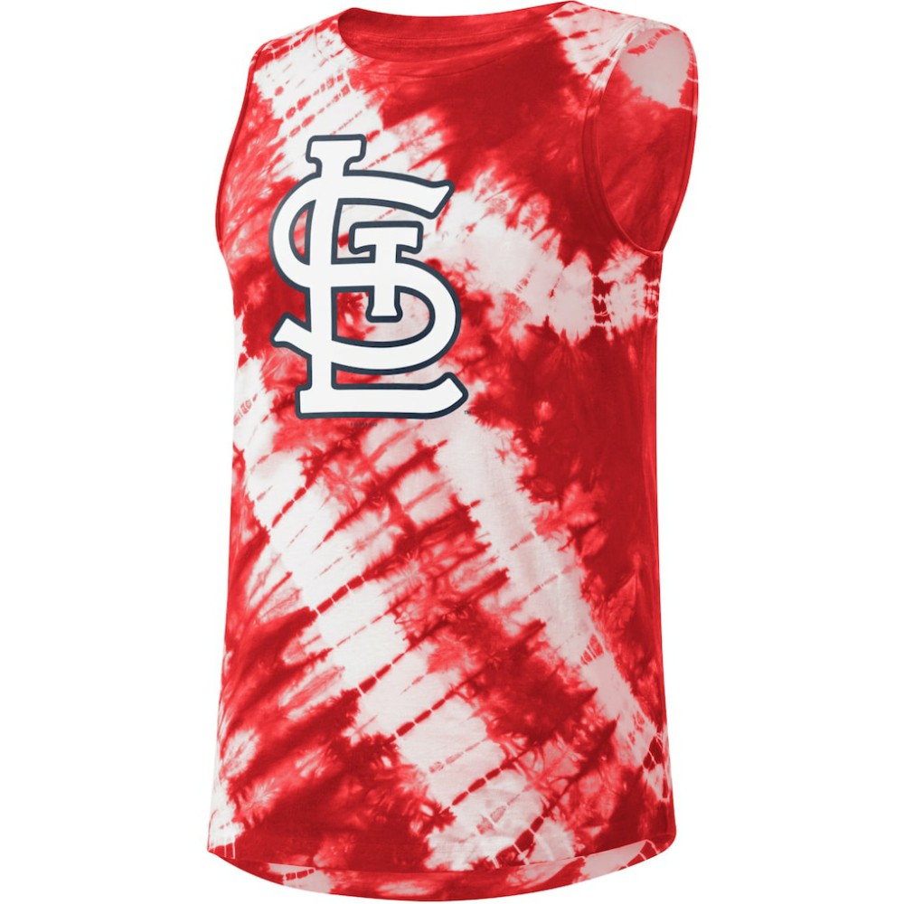 St. Louis Cardinals Touch Women's Money Ball Tie-Dye Tank Top discount