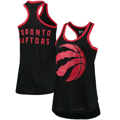 NBA - Toronto Raptors G-III Sports by Carl Banks Women's Showdown Scoop-Neck Racerback Tank Top - Black