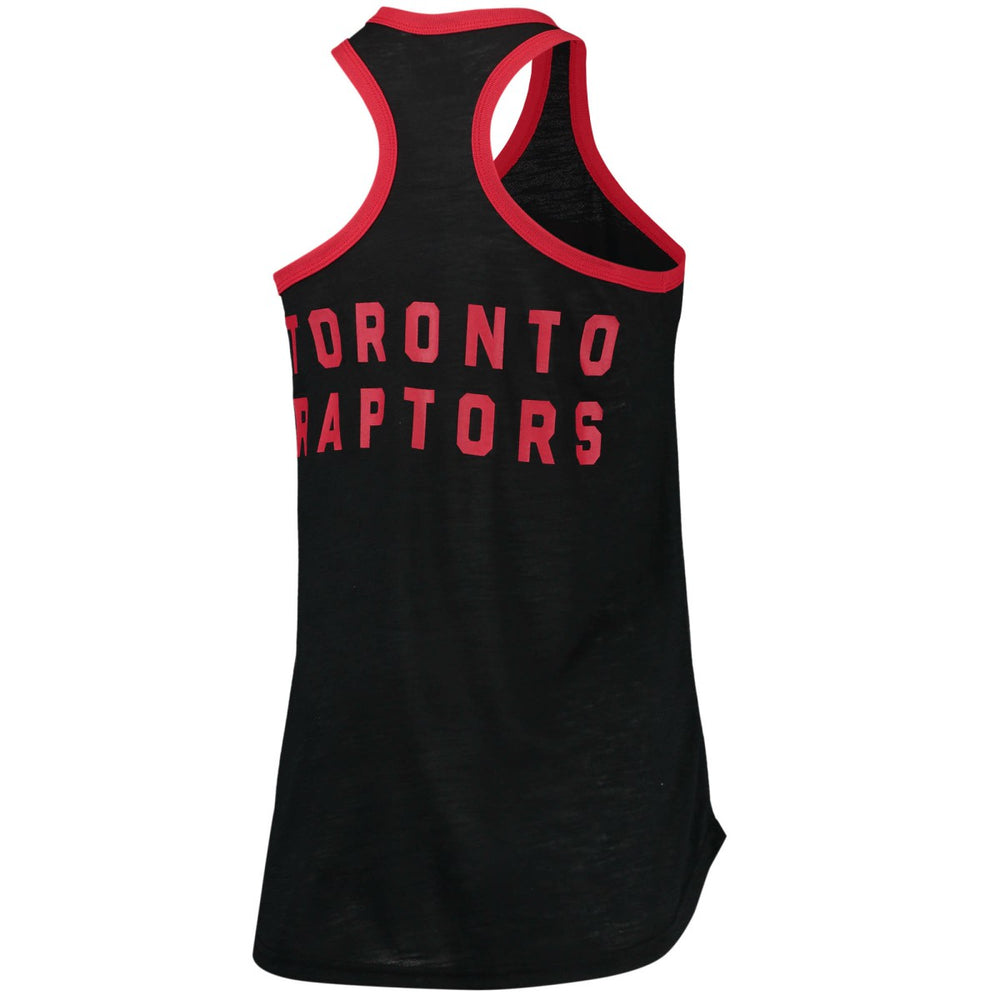 NBA - Toronto Raptors G-III Sports by Carl Banks Women's Showdown Scoop-Neck Racerback Tank Top - Black