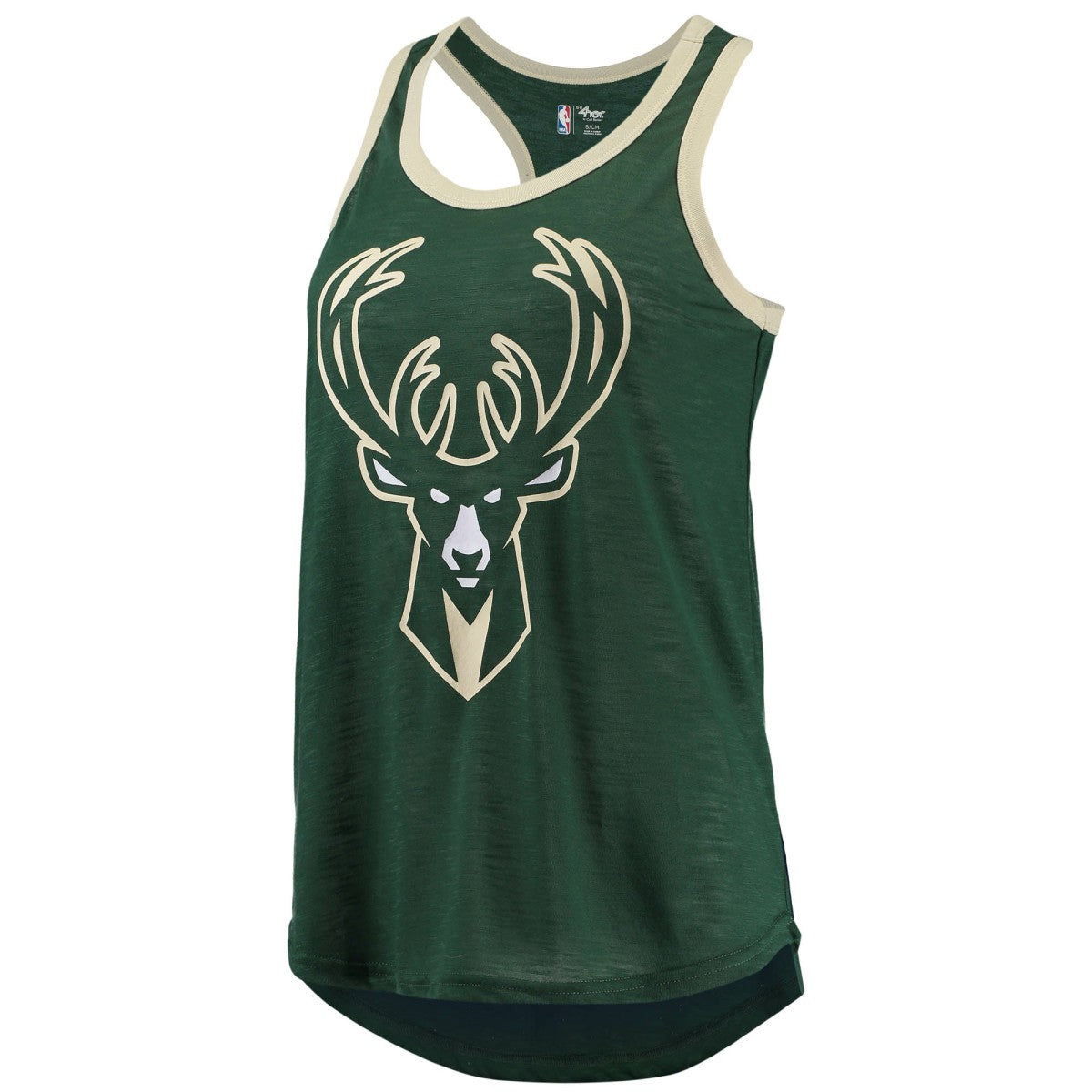 NBA - Milwaukee Bucks G-III Sports by Carl Banks Women's Showdown Scoop-Neck Racerback Tank Top - Hunter Green