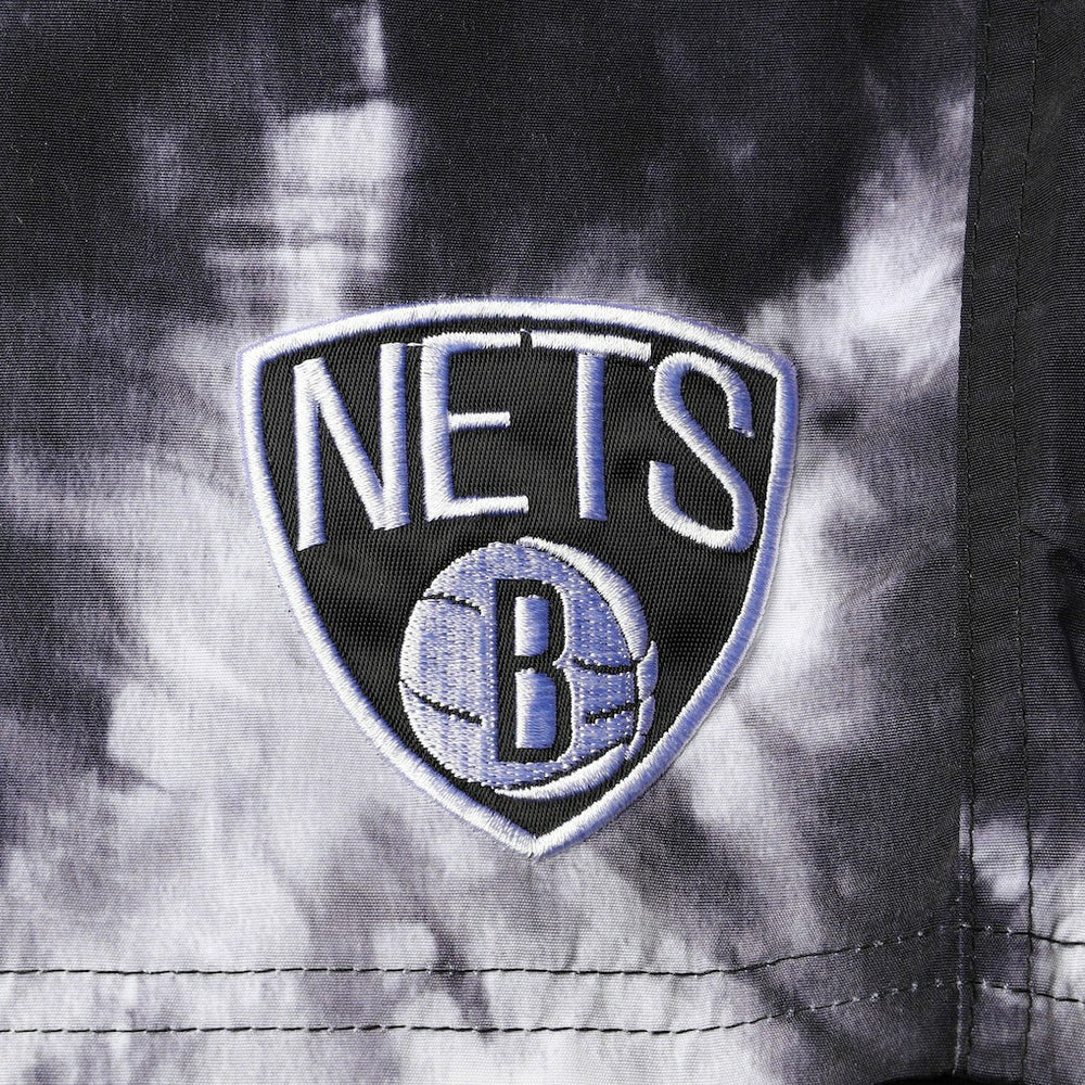 NBA - Brooklyn Nets G-III Sports by Carl Banks Splash Volley Swim Shorts - Black