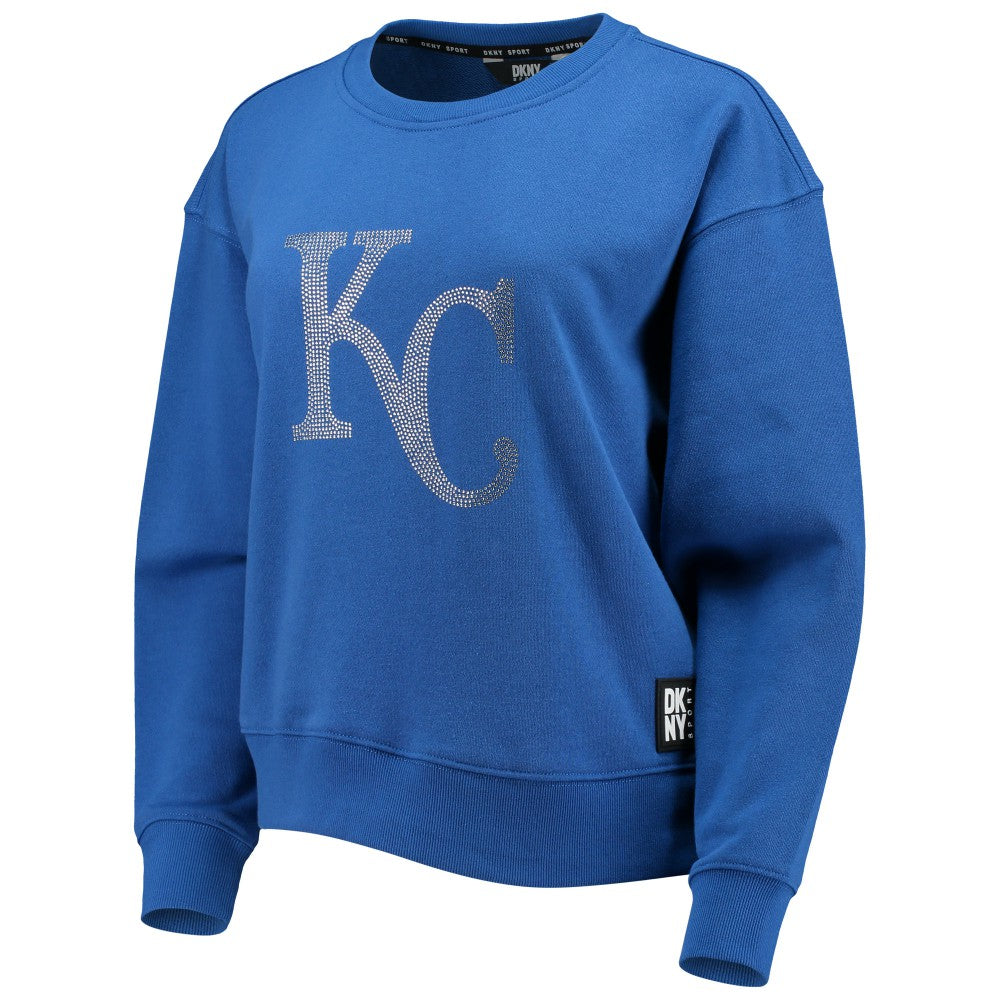 Kansas City Royals DKNY Sport Women's Carrie Pullover Sweatshirt Online